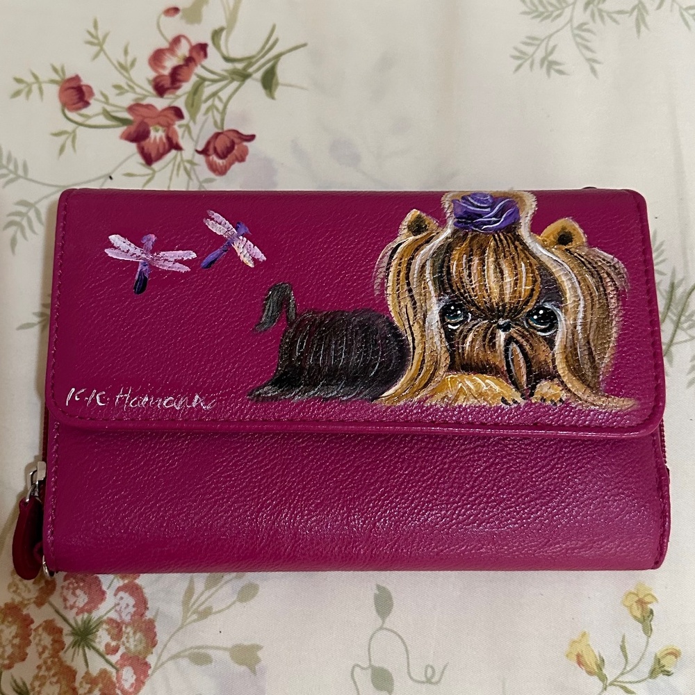 NWOT Wallet hand painted